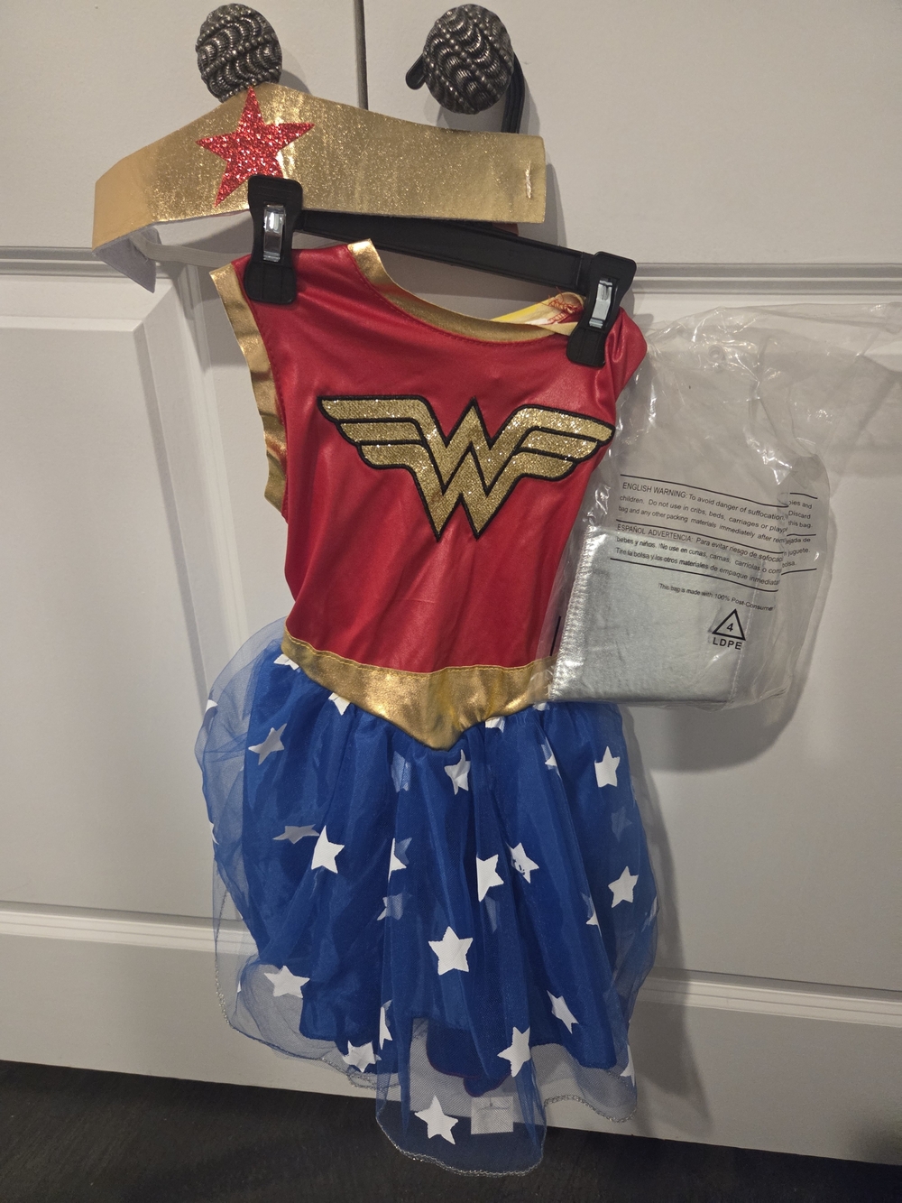 Wonder Woman Girls' Superhero Costume